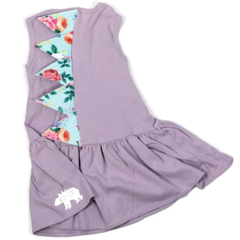 #027 - RTS CLEARANCE Rosie Rex Dress - Lilac -  2T | 4T