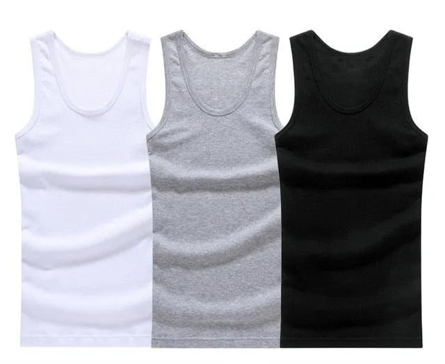 3pcs/lot Cotton Sleeveless Tank Top