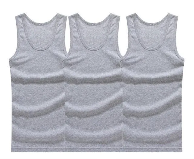 3pcs/lot Cotton Sleeveless Tank Top