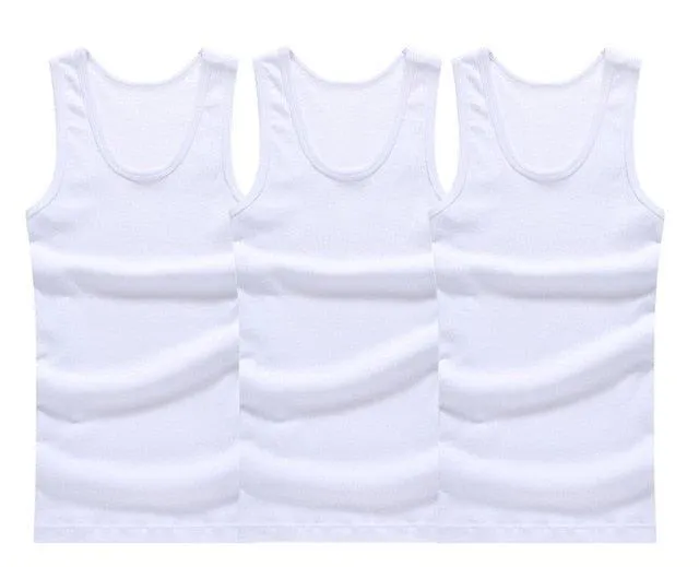 3pcs/lot Cotton Sleeveless Tank Top