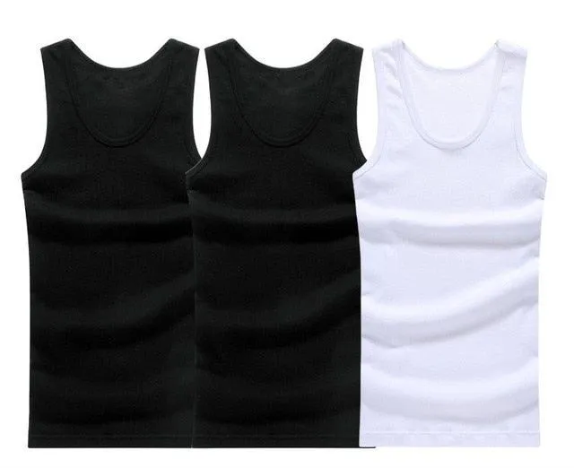 3pcs/lot Cotton Sleeveless Tank Top