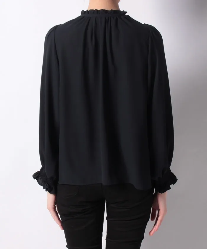 Agnes b  |Long Sleeves Plain Shirts & Blouses