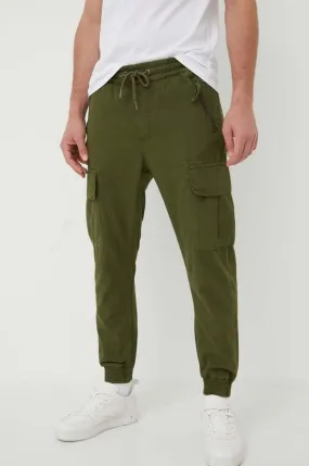 Alpha Industries cotton trousers Ripstop Jogger green color 116201.142