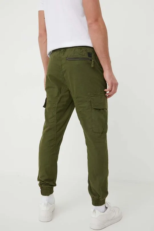 Alpha Industries cotton trousers Ripstop Jogger green color 116201.142