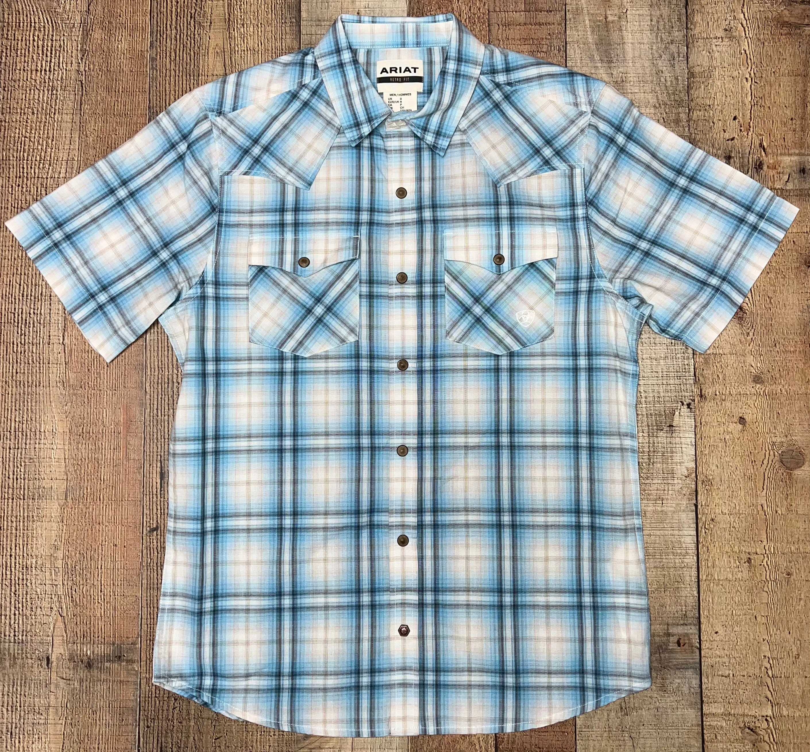 Ariat Harold Retro Fit Short Sleeve Shirt