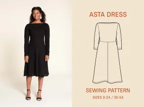 Asta Dress PAPER sewing pattern