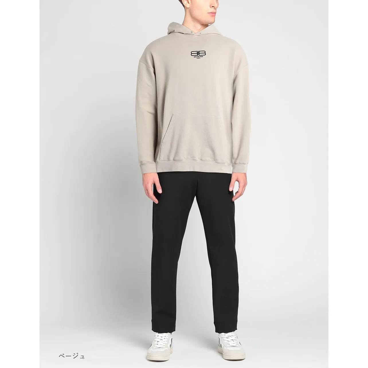 BALENCIAGA  |Crew Neck Long Sleeves Plain Cotton Logo Luxury Sweatshirts