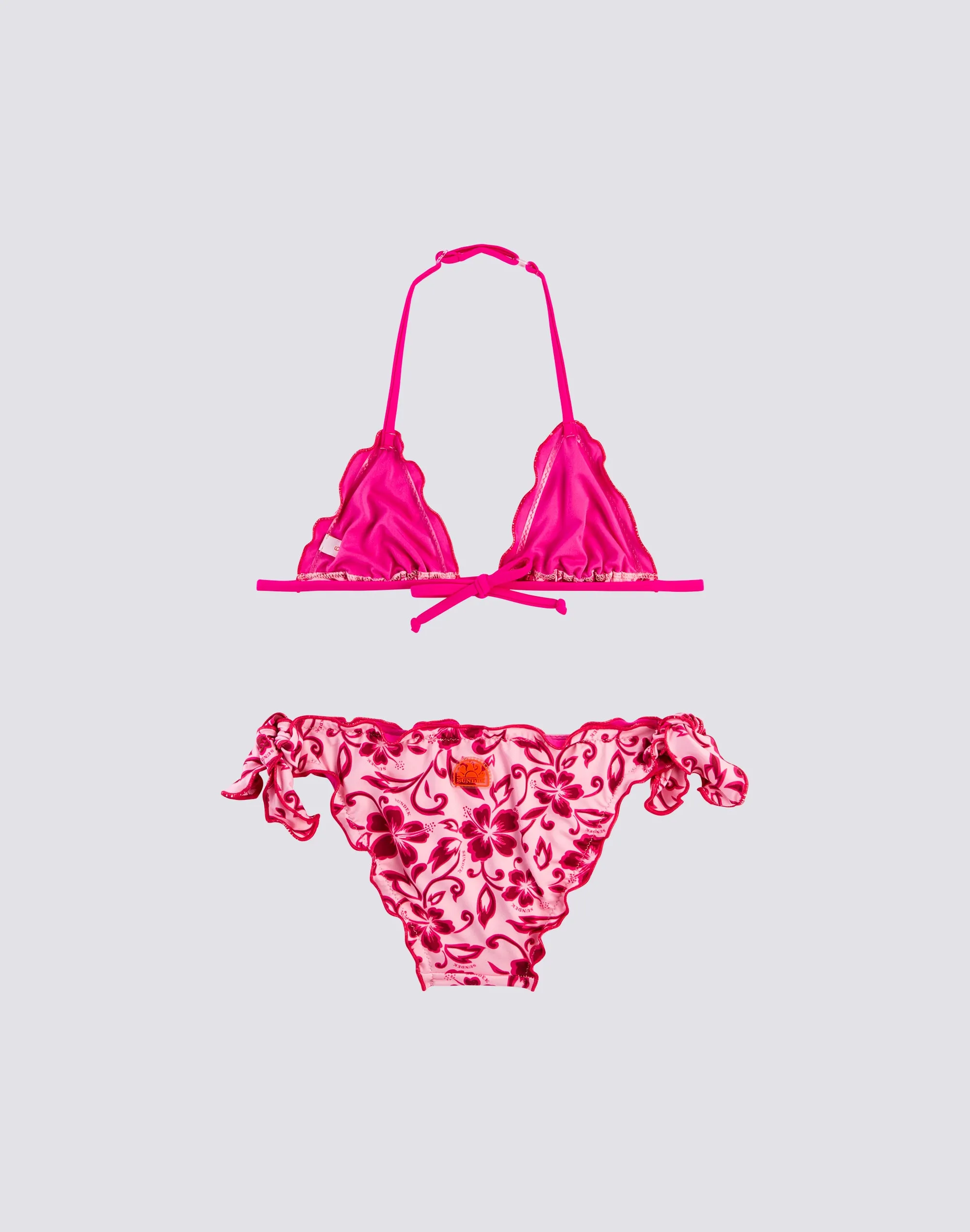 BIKINI BAMBINA CON STAMPA HIBISCUS SK23