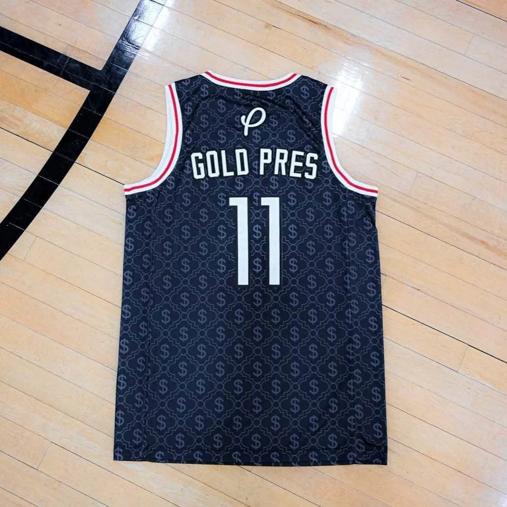 Black Money Basketball Jersey