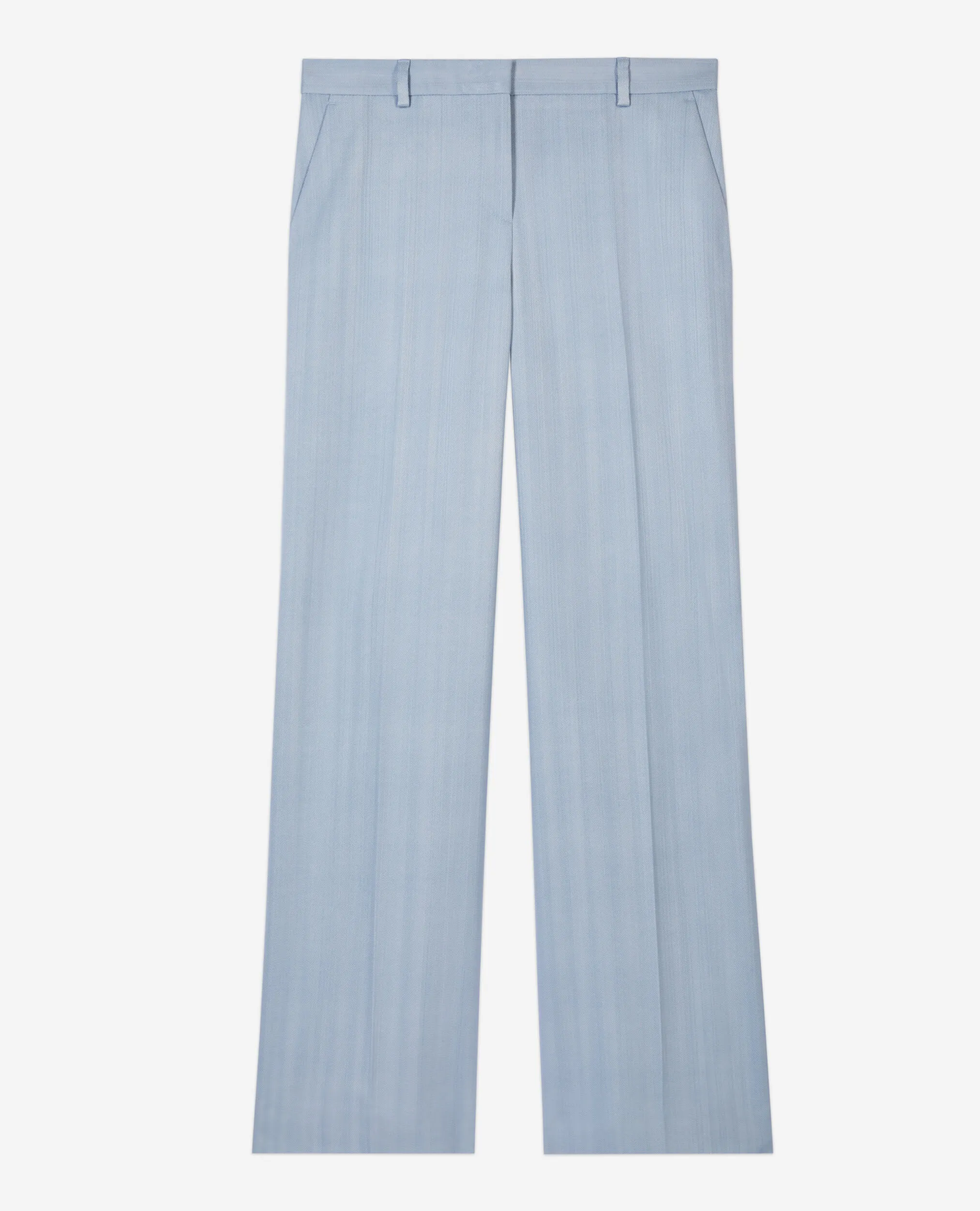 Blue suit trousers