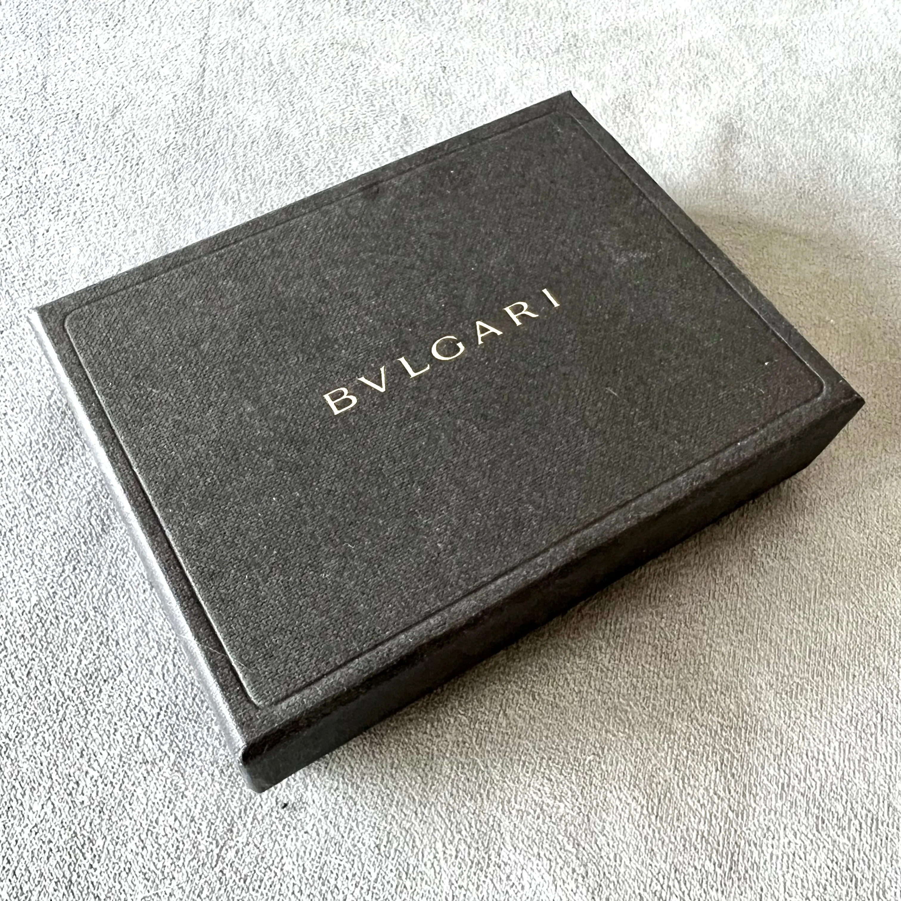 BVLGARI Black Goods Box w/ Booklets 5x3.75x1.25 inches