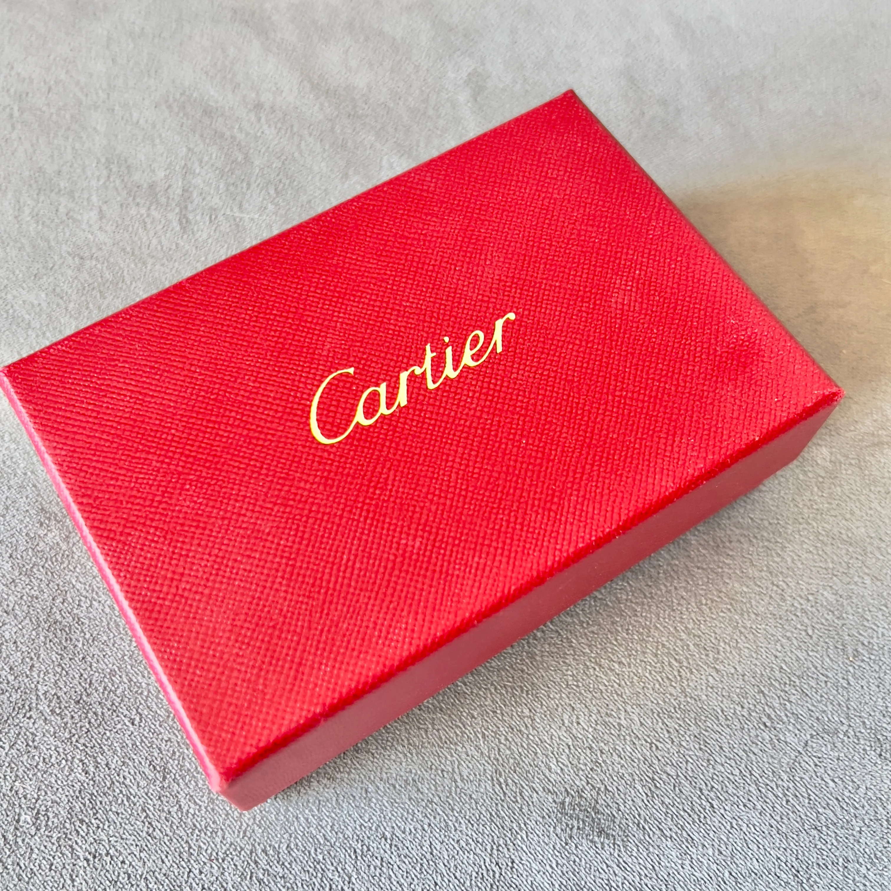 CARTIER Goods Box 4.50x3x1.60 inches + Wrapping Cloth + Certificate