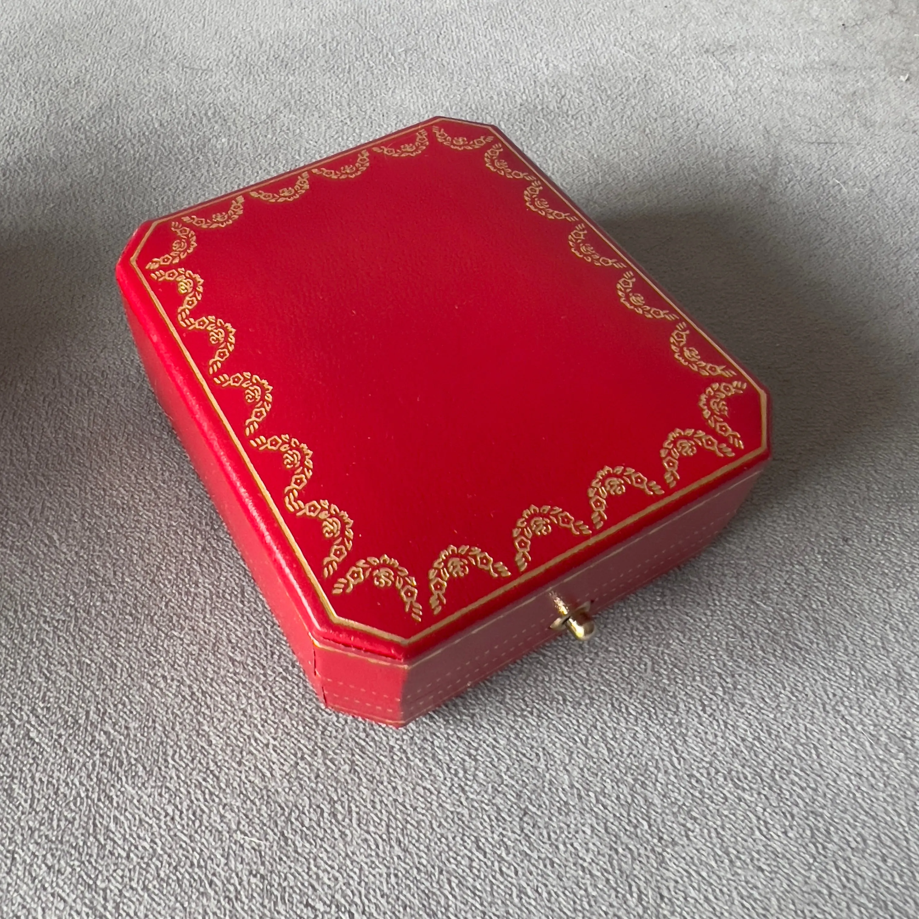 CARTIER Pendant Box 3.10x2.75x1.25 inches + Outer Box