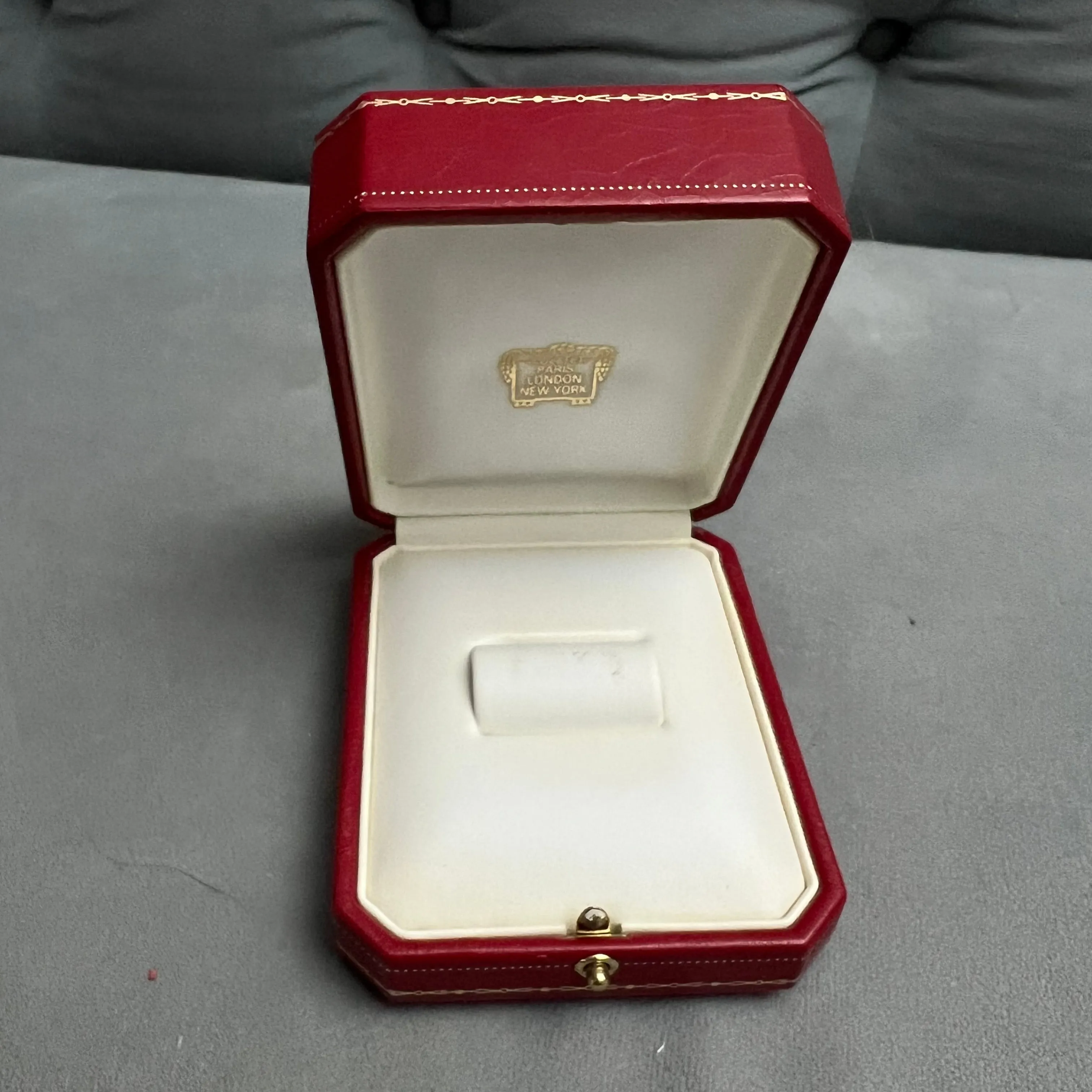 CARTIER Ring Box + Outer Box 4.40x3.60x2 inches