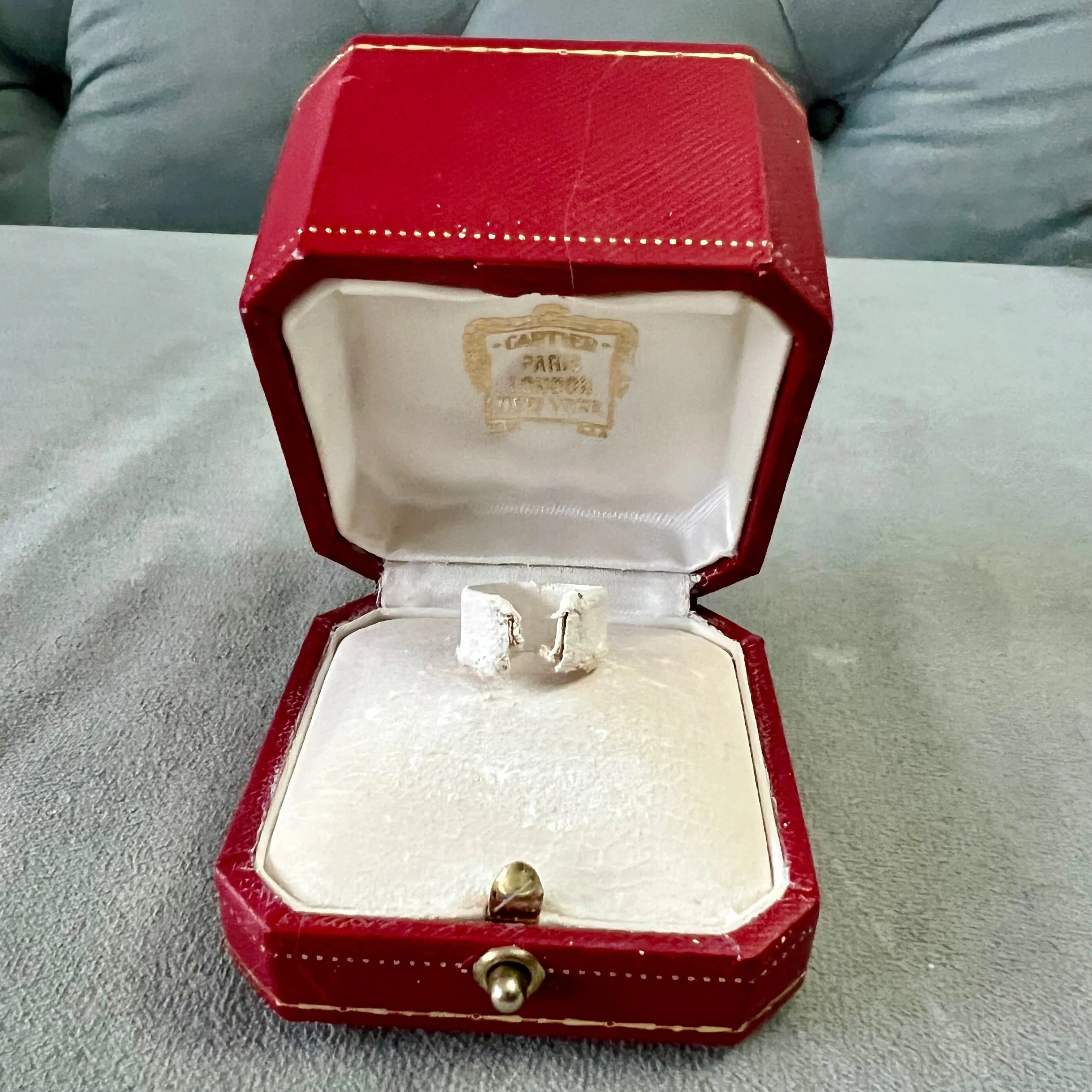 CARTIER Ring Box 2.40x2.40x2.10 inches