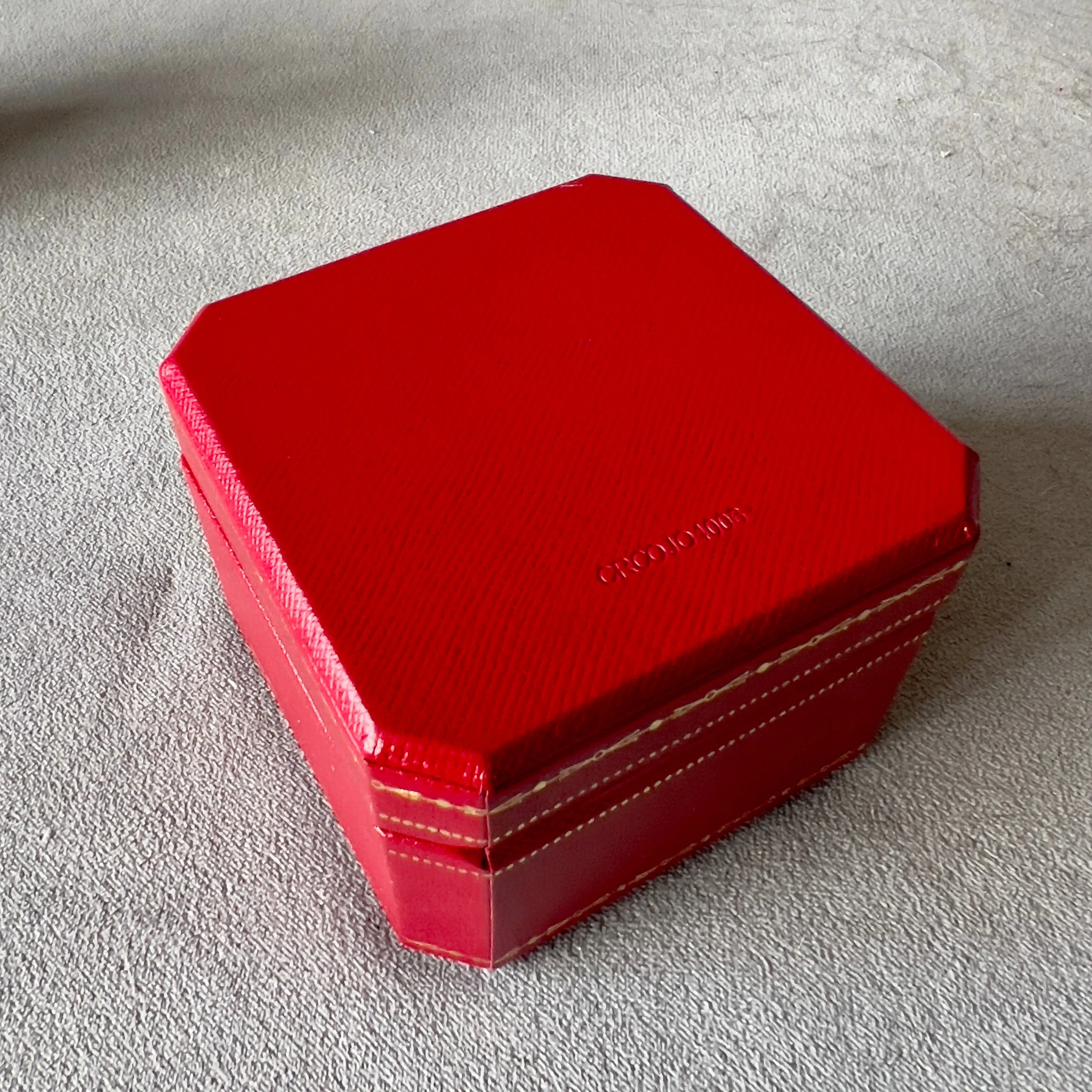 CARTIER Trinity Ring Box + Outer Box 3.5x3.30x2.40 inches + Booklet