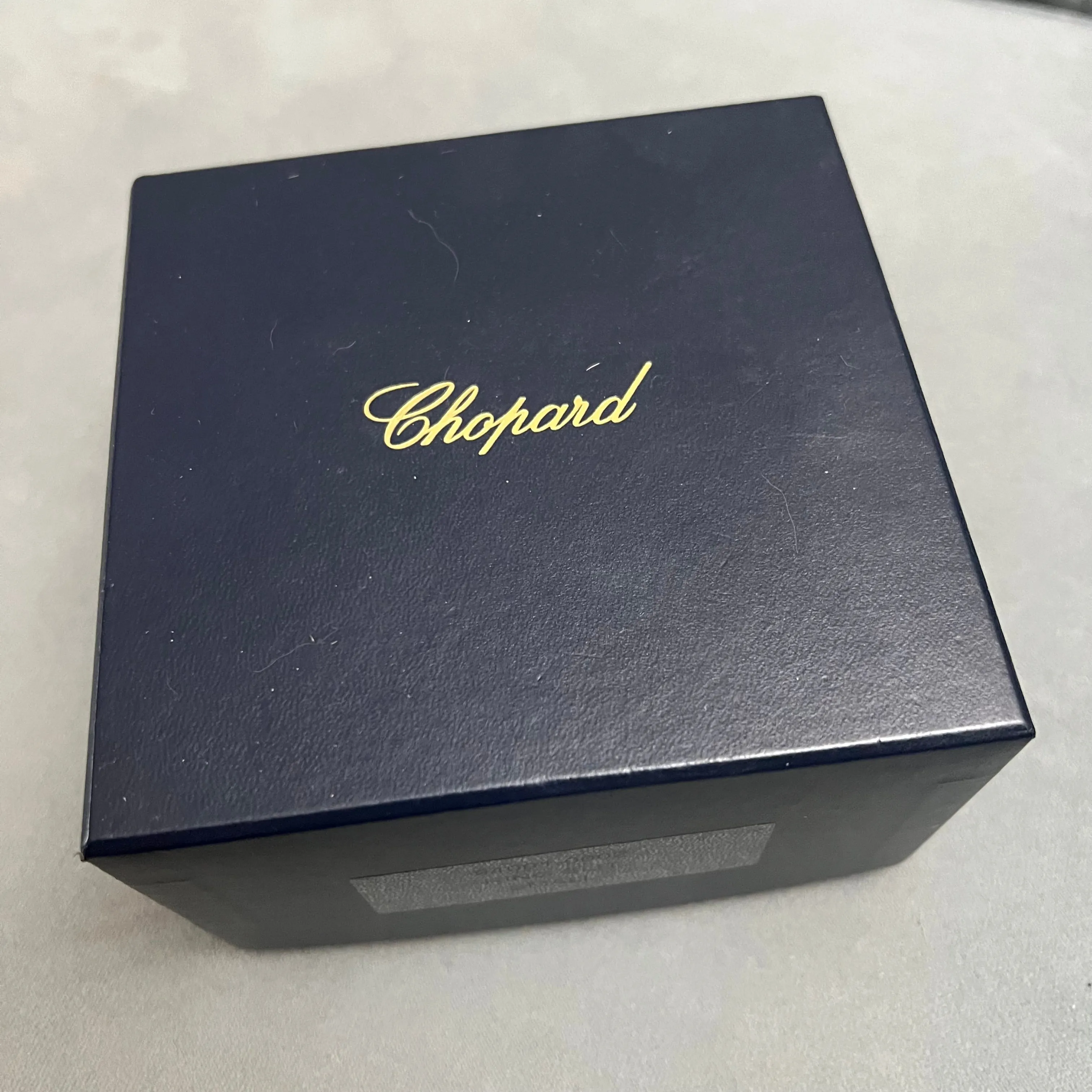 CHOPARD Ring Box +Outer Box 4.9x4.75x3.10 inches + Booklets