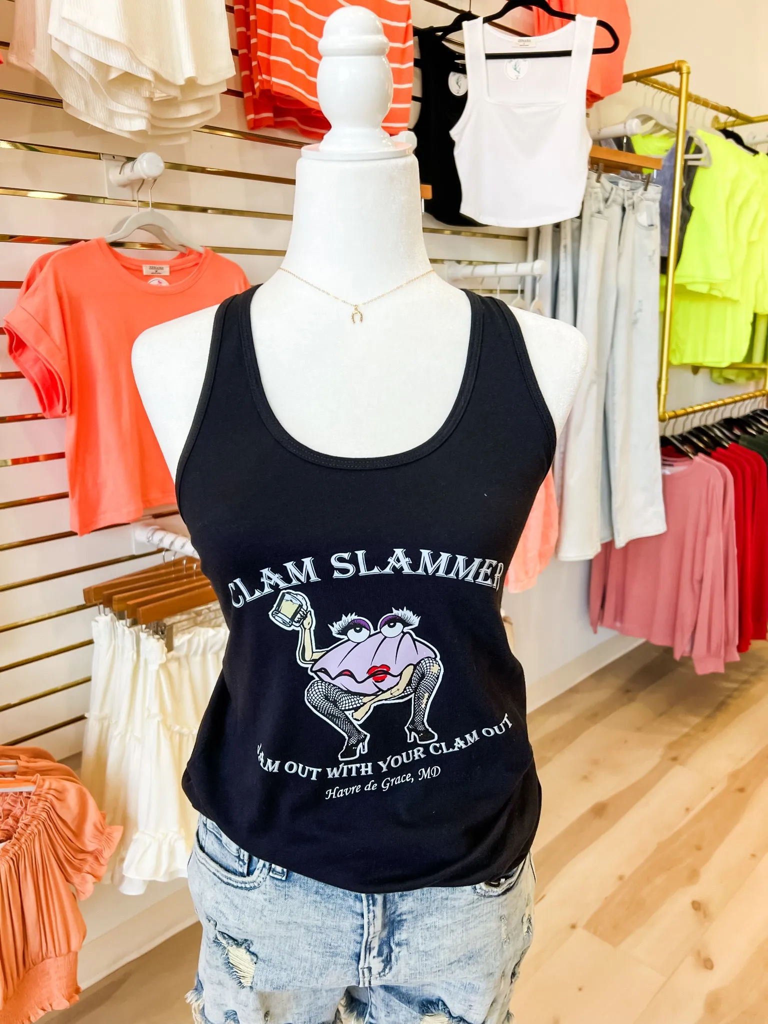 Clam Slammer Razor Back Tanks