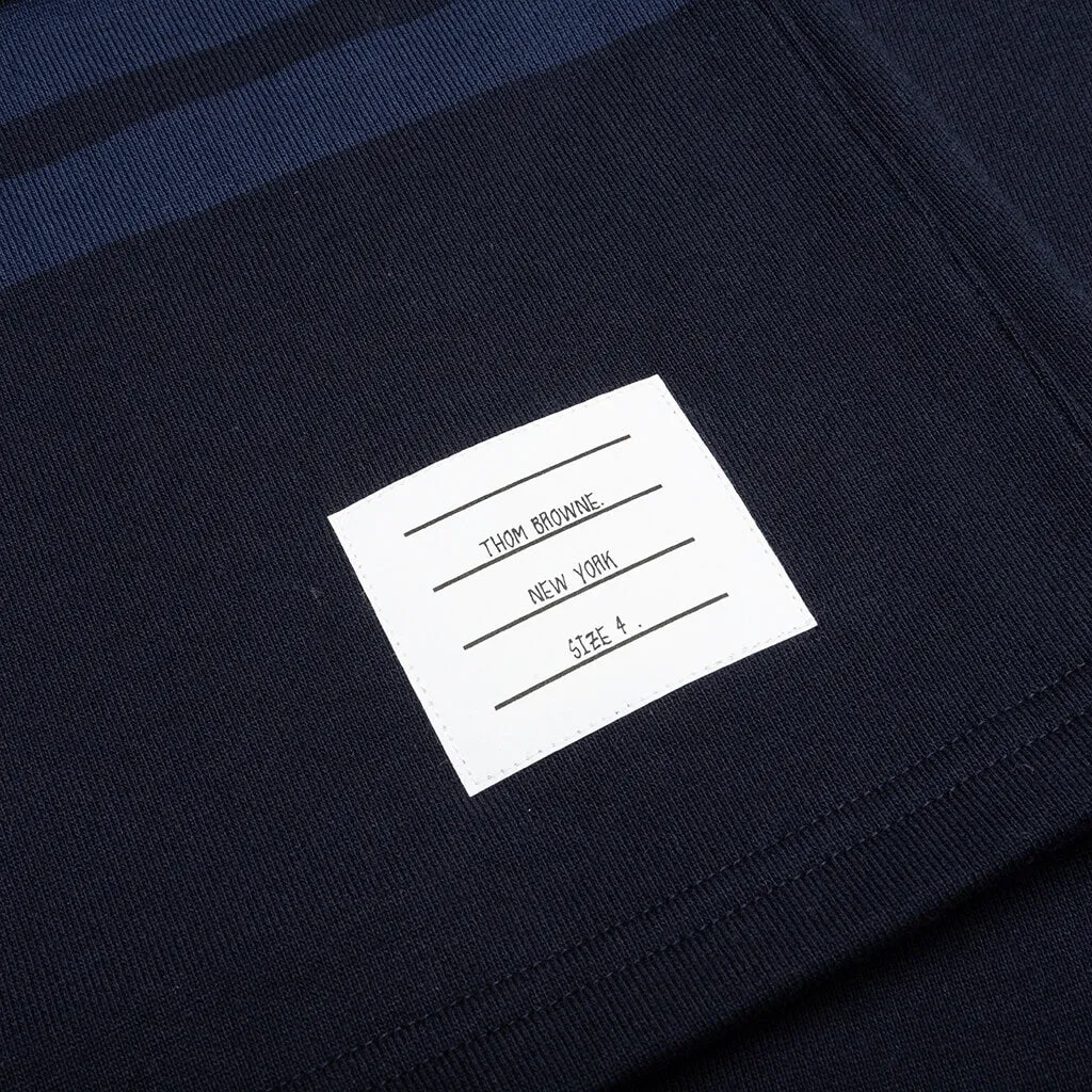 Classic Tonal 4 Bar Sweat Shorts - Navy