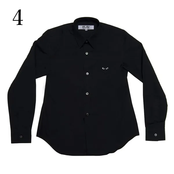 COMME des GARCONS  |Long Sleeves Plain Logo Shirts & Blouses