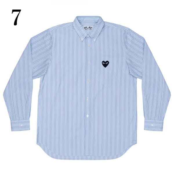 COMME des GARCONS  |Long Sleeves Plain Logo Shirts & Blouses