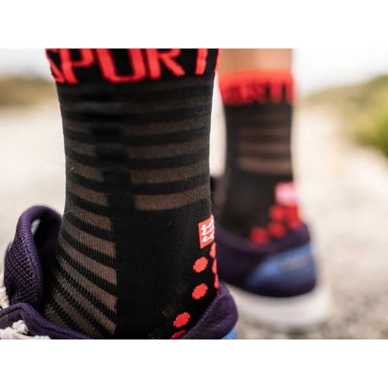 Compressport  Pro Racing Socks v3.0 Ultralight Run High - Calze running