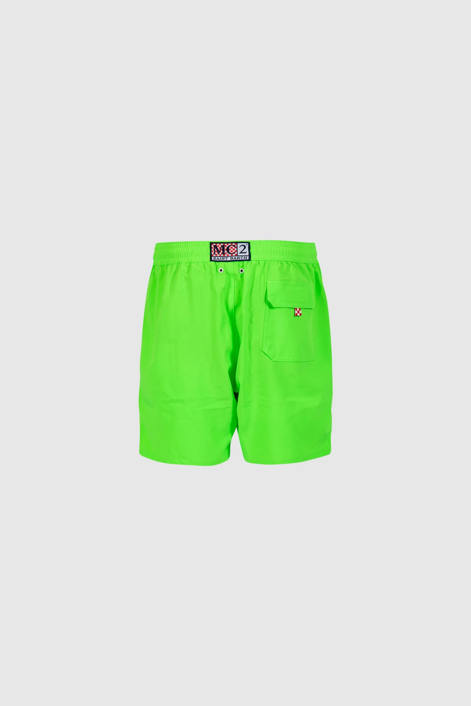 Costume da bagno da uomo verde fluo