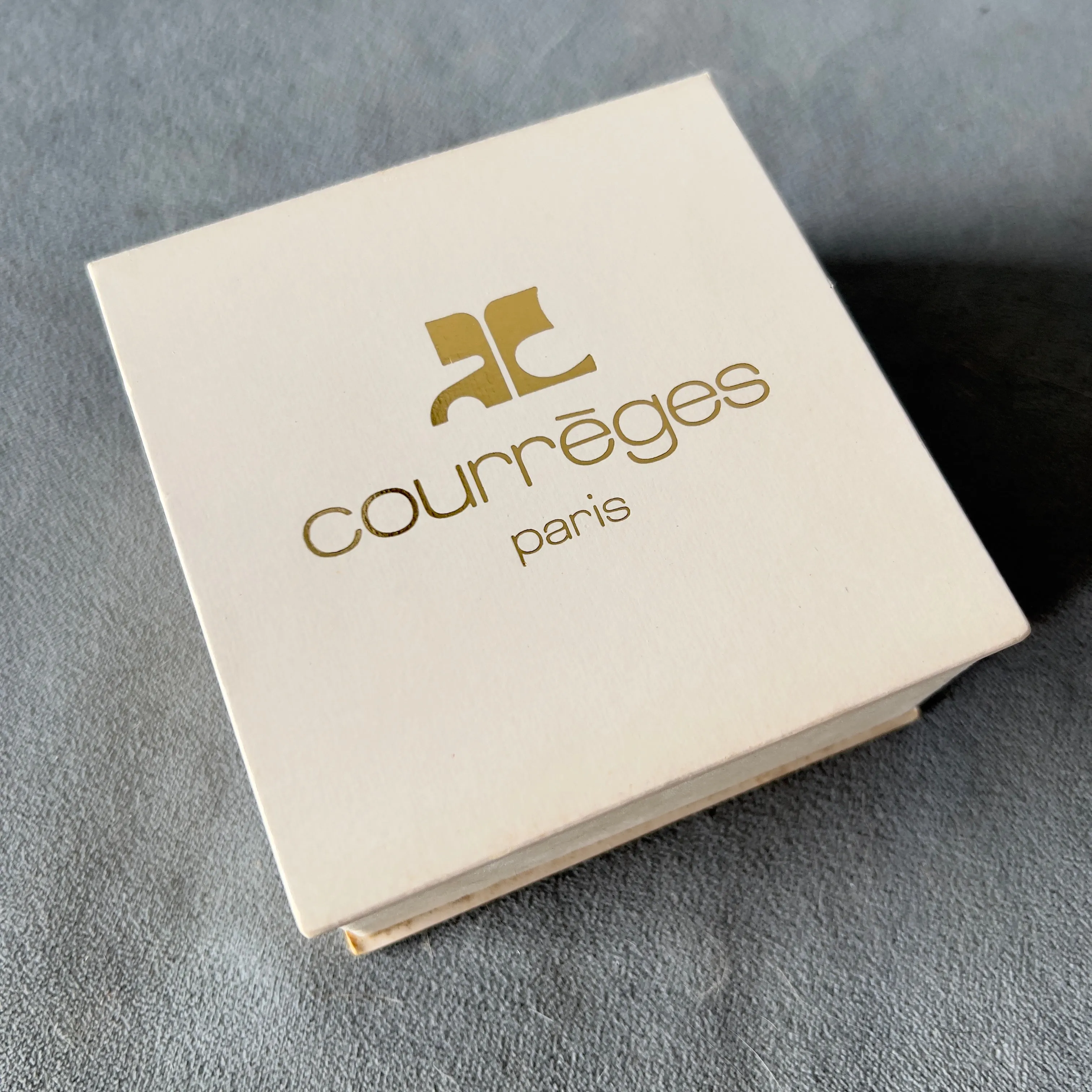 COURREGES Box + Booklets + Outer Box 3.5x3.5x1.75 inches