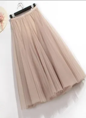 Cute Tulle Skirt, A-line Skirts 2018, Women Tulle Skirts