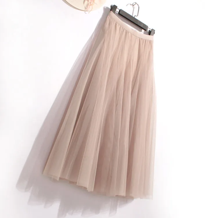 Cute Tulle Skirt, A-line Skirts 2018, Women Tulle Skirts