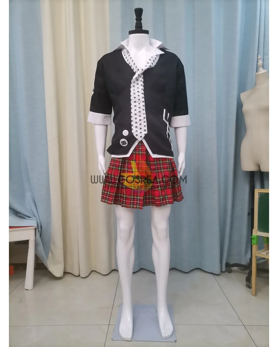 Danganronpa Junko Enoshima Uniform Fabric Cosplay Costume