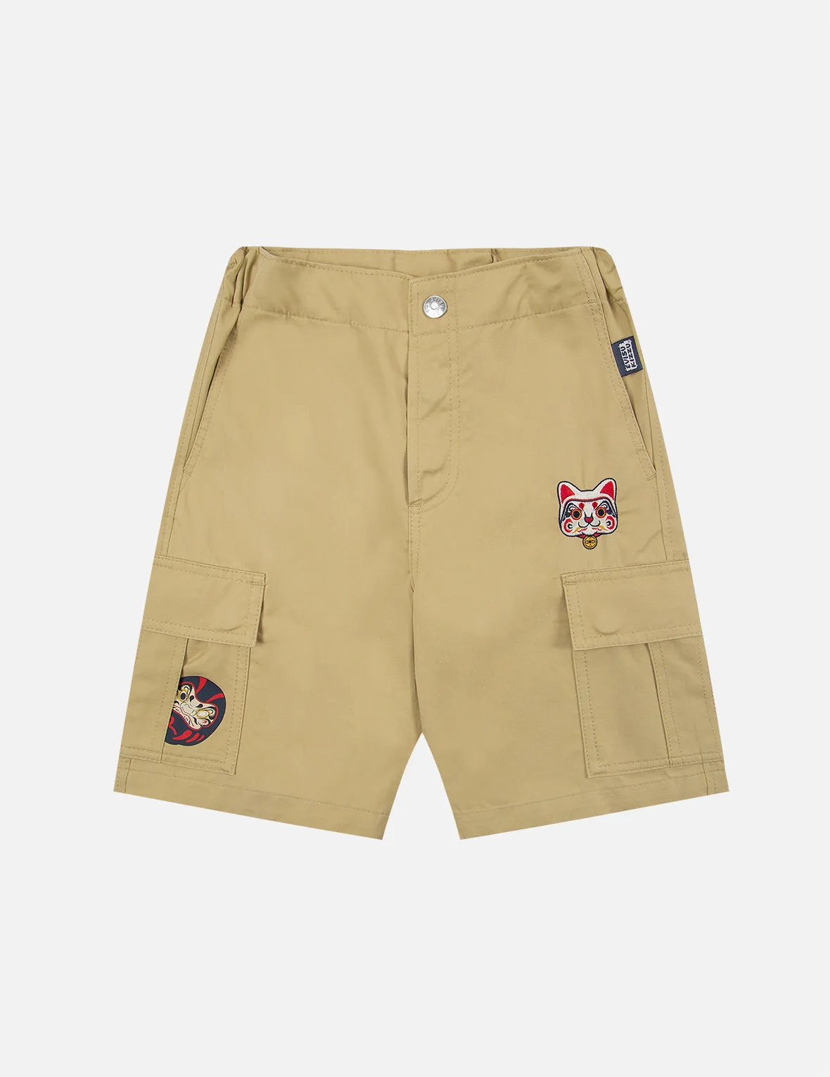 Daruma Buddies Print Cargo Shorts