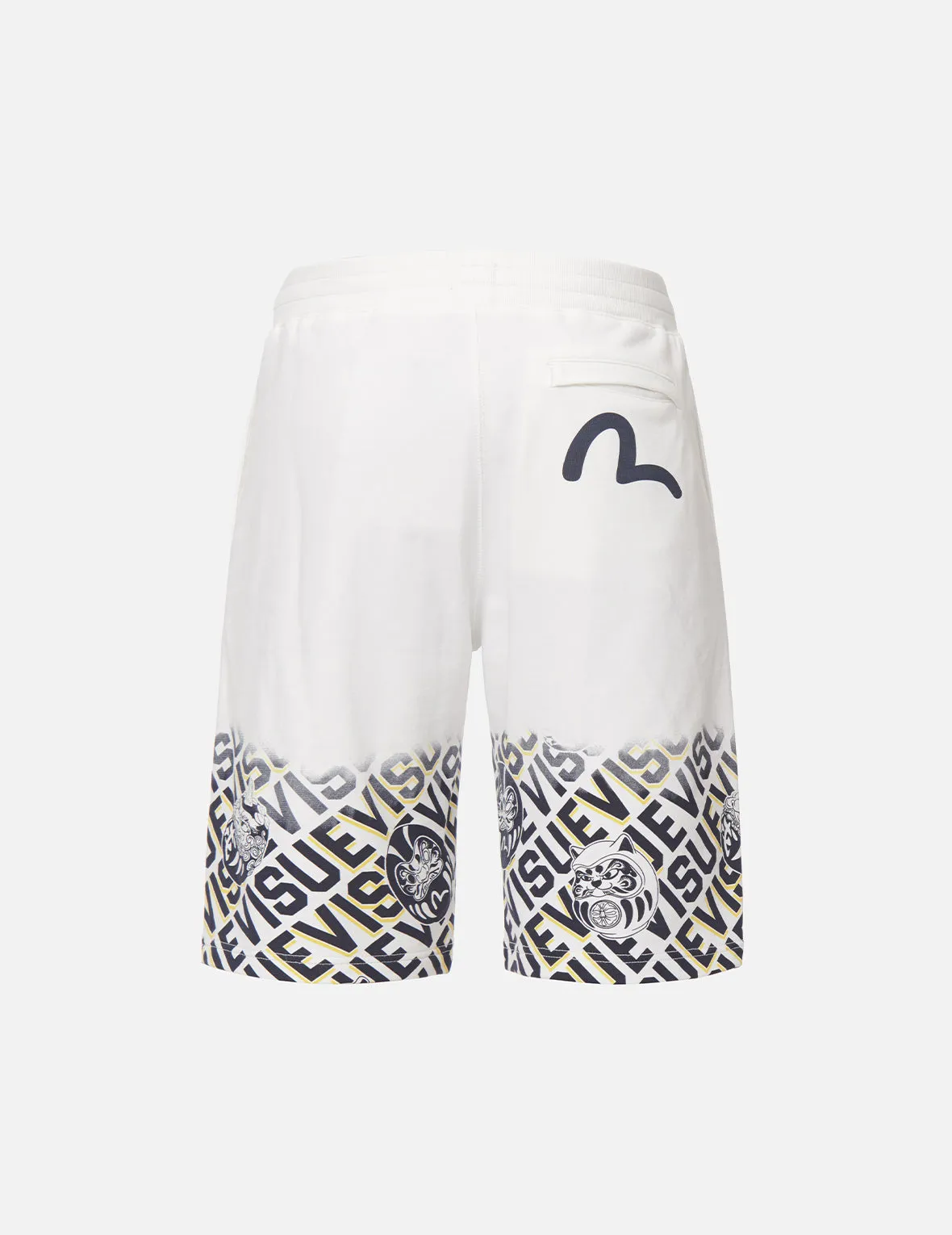 Daruma Monogram Ombre Print Sweat Shorts