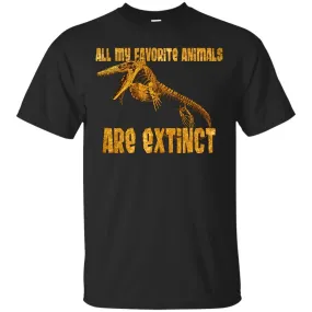 DINOSAUR - All My Fav Animals Are Extinct  Mosasaurus T Shirt & Hoodie