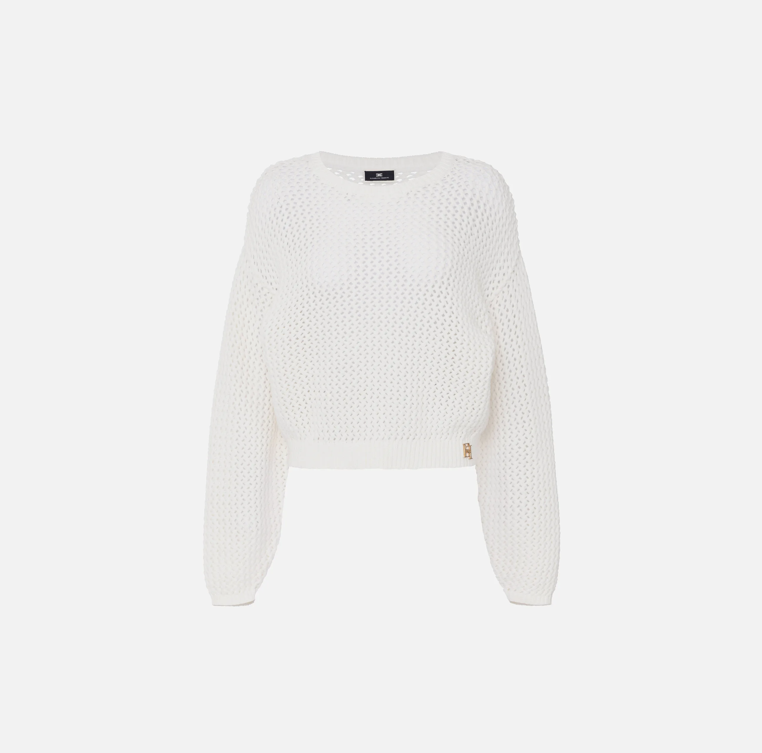 ELISABETTA FRANCHI  |Long Sleeves Plain V-neck & Crew neck