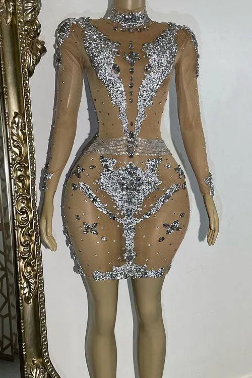 Eliz Diamante Dress