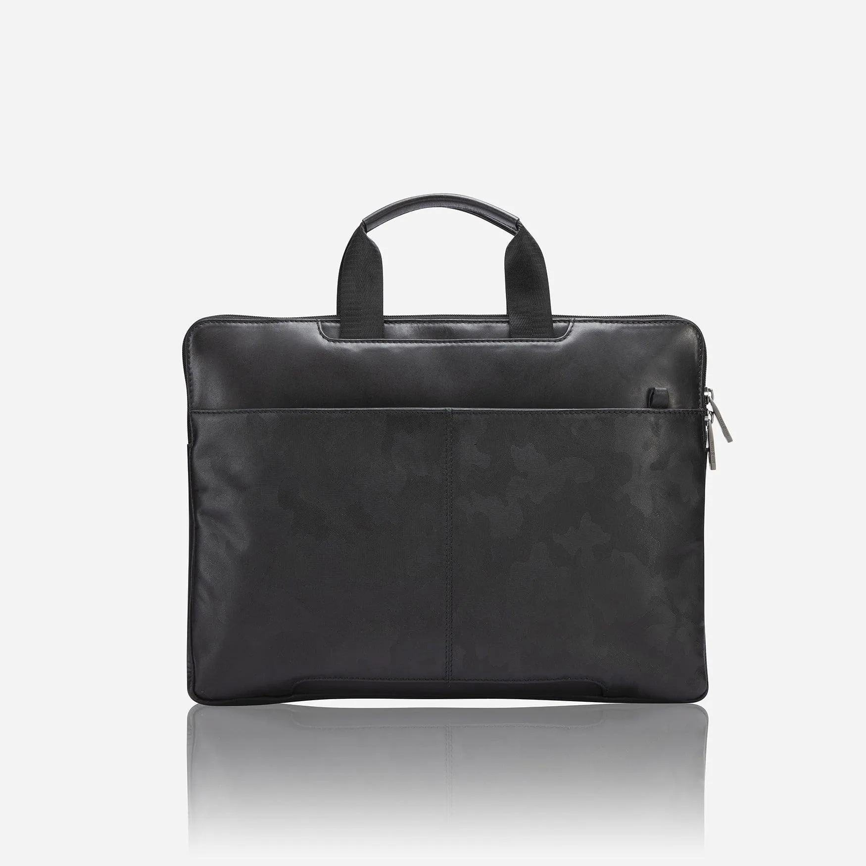 Extra Slim Laptop Brief, Black Camo