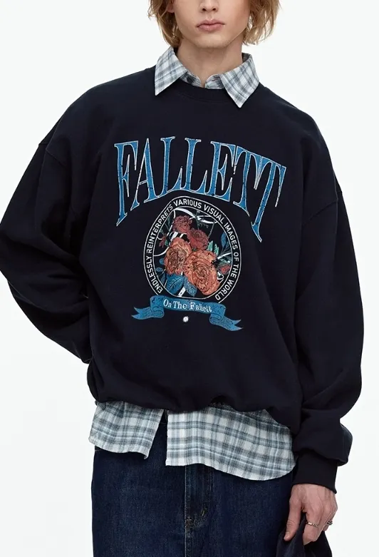 Fallett  |Unisex Street Style Long Sleeves Sweatshirts