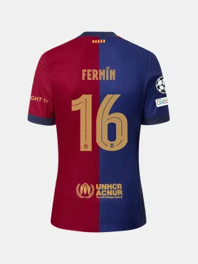 FERMN | UCL Women's home jersey 24/25 FC Barcelona