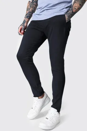 Fixed Waist Super Skinny Fit Chino Pants