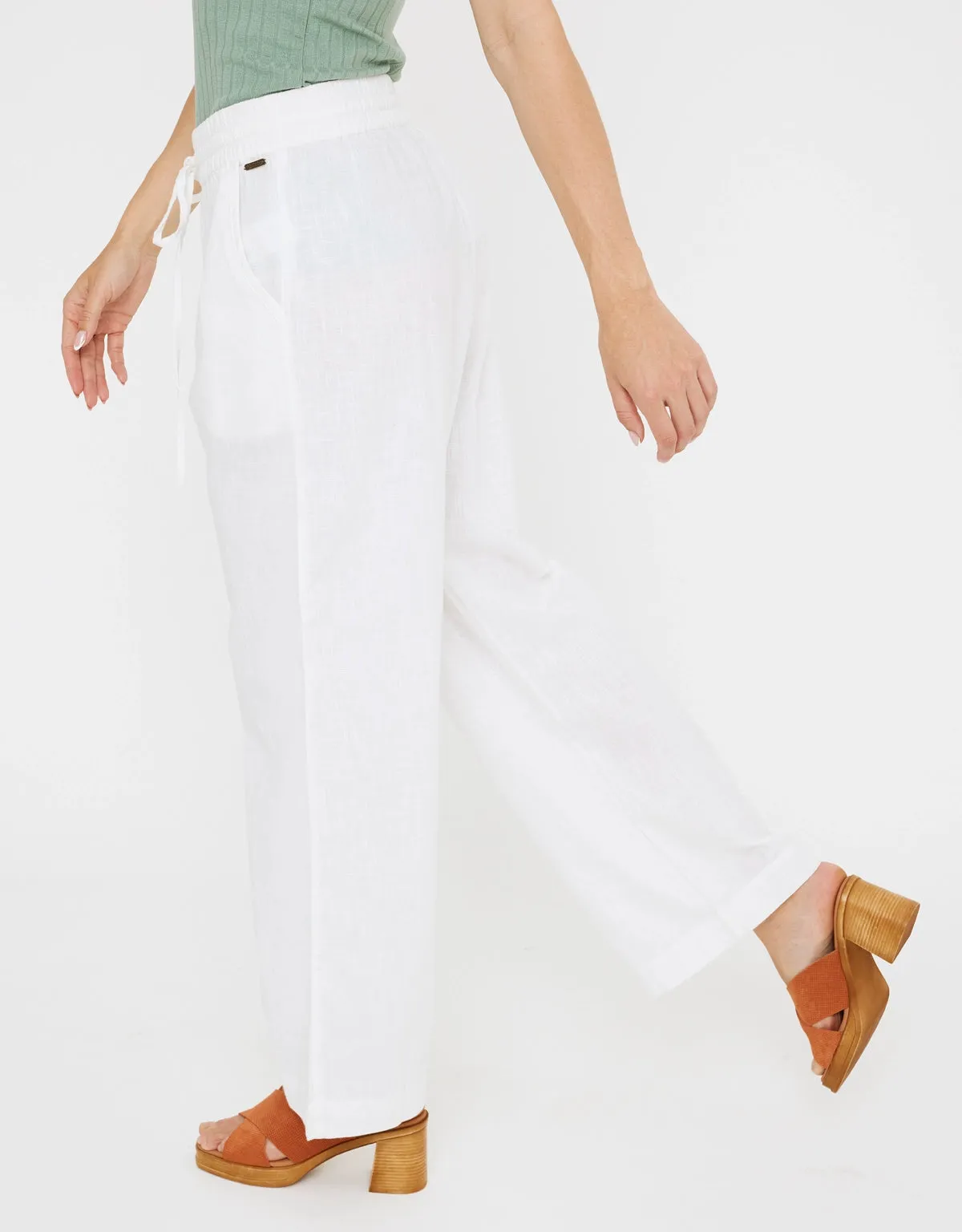 Flowy Cotton Trousers - Florate