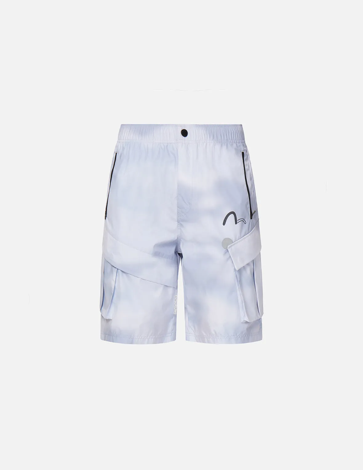 Foggy Camouflage Print Shorts