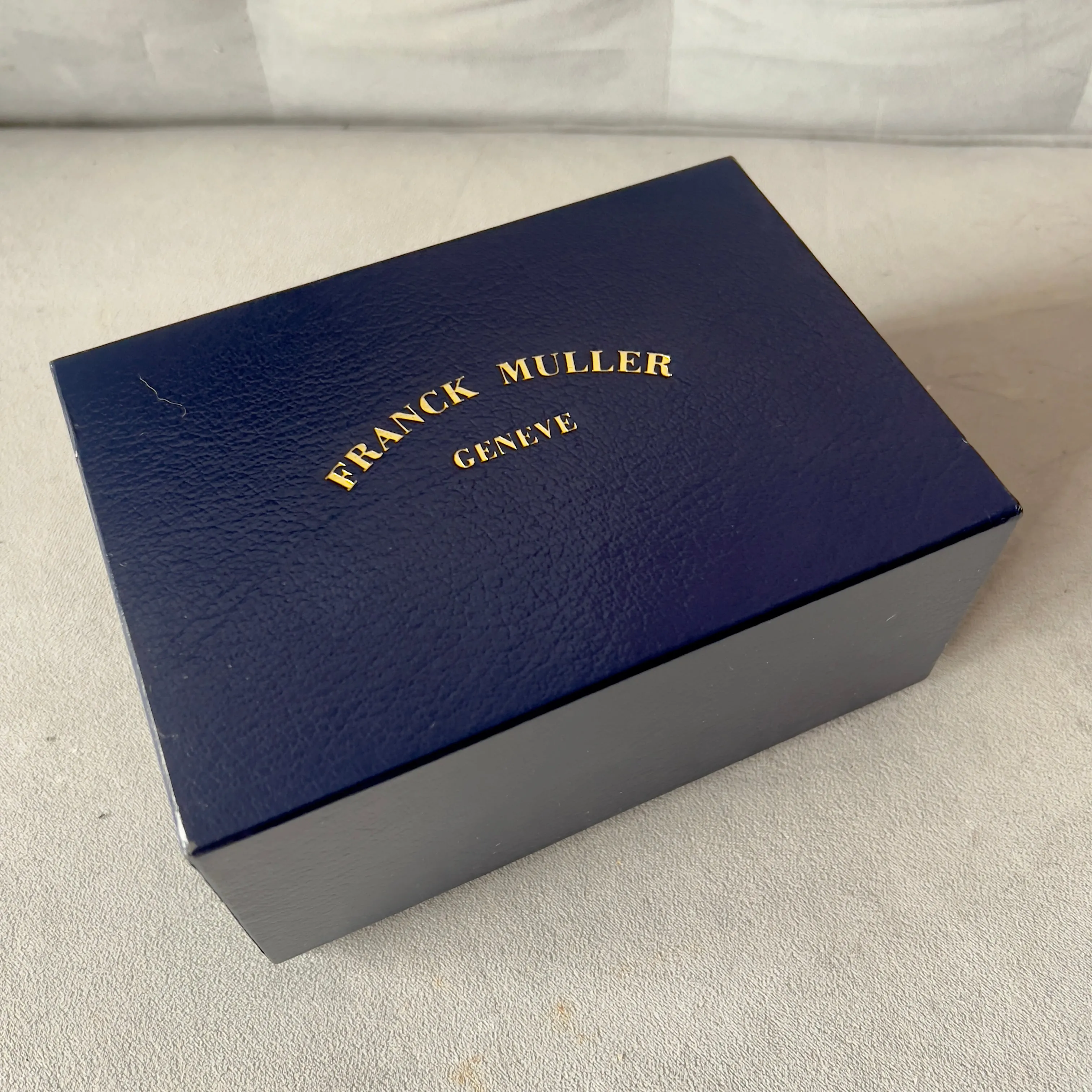 FRANCK MULLER Wooden Box + Outer Box 7.30x5.10x3.5 inches