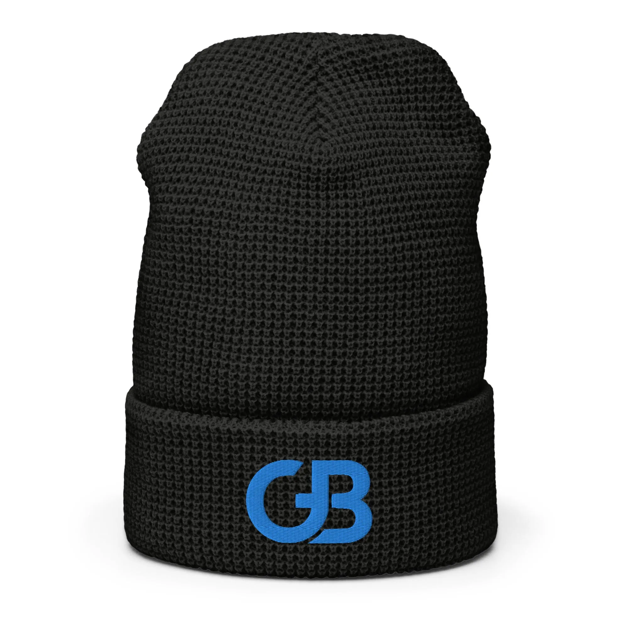 Gerald Black Waffle Beanie AQUA