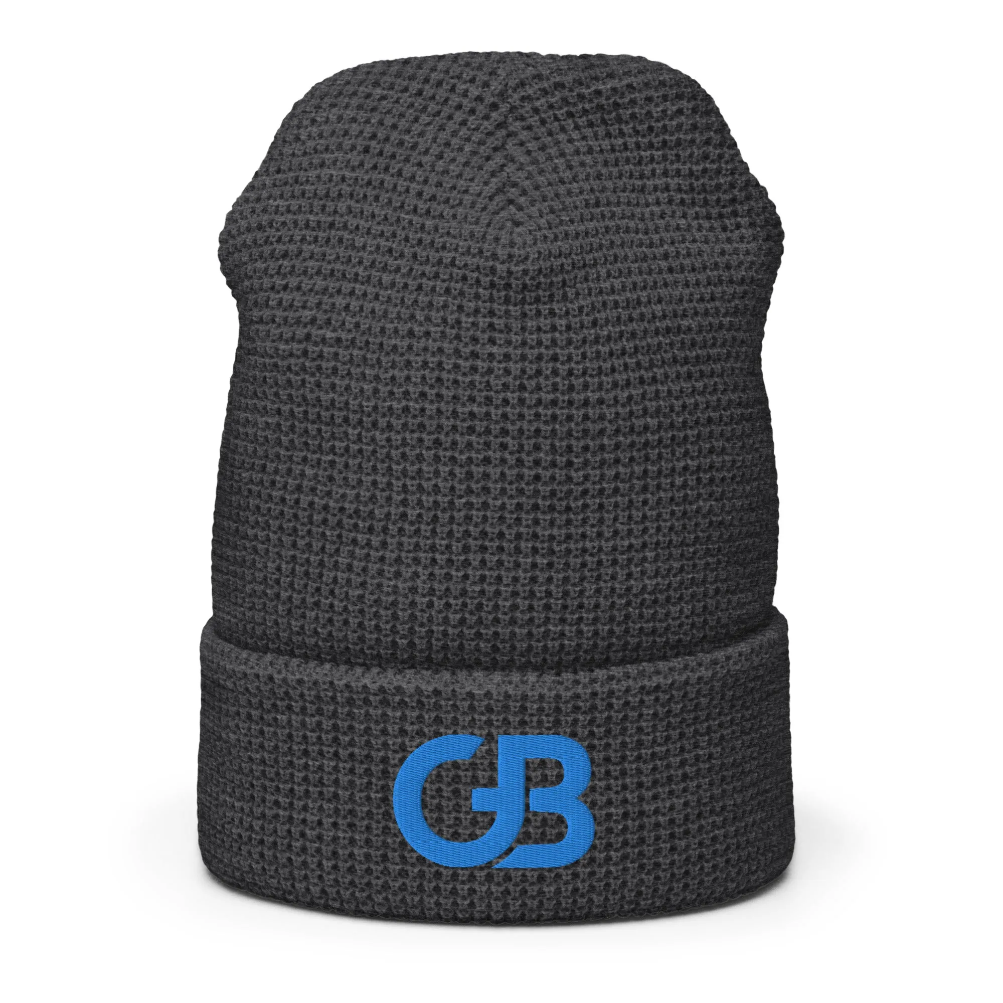 Gerald Black Waffle Beanie AQUA