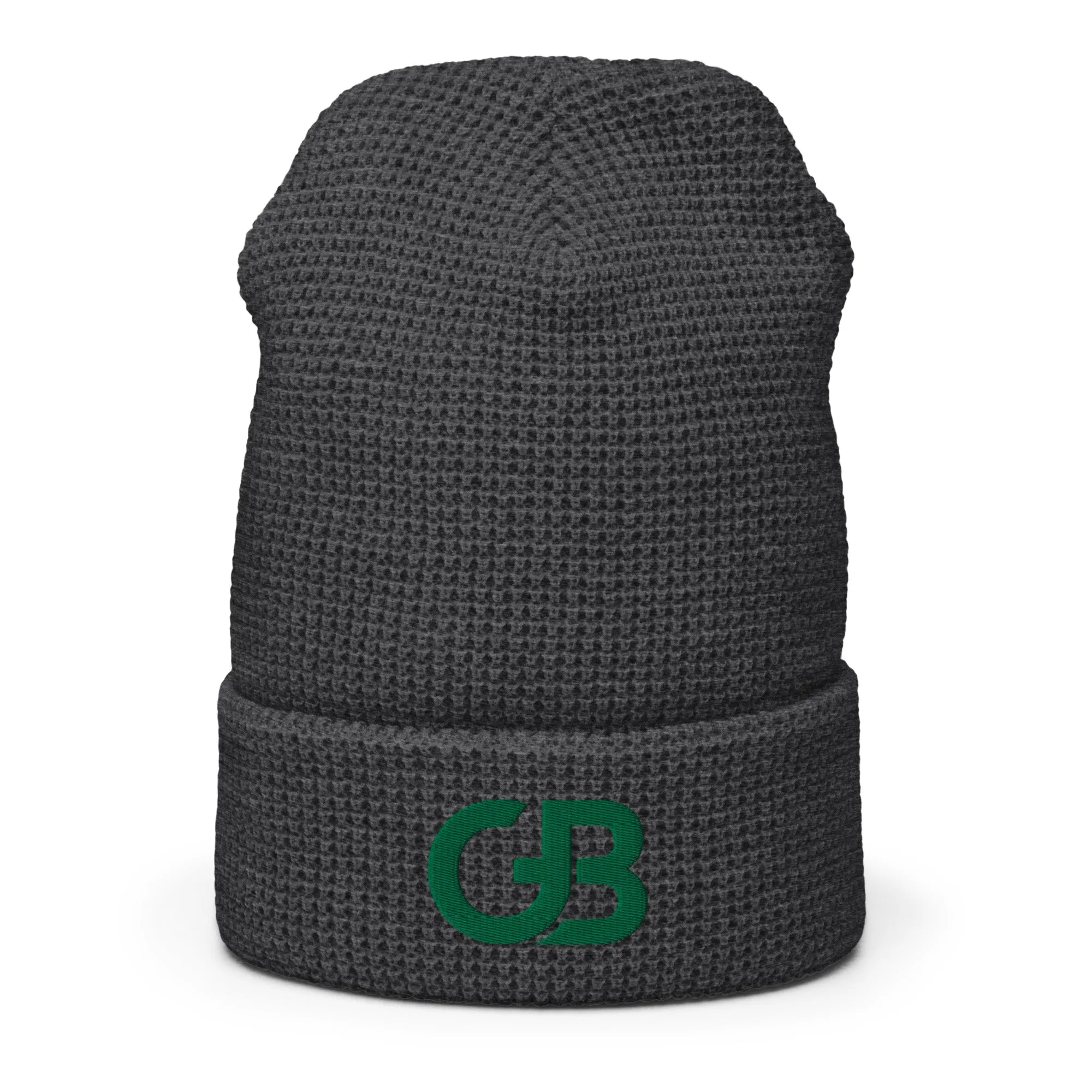 Gerald Black Waffle Beanie GRN