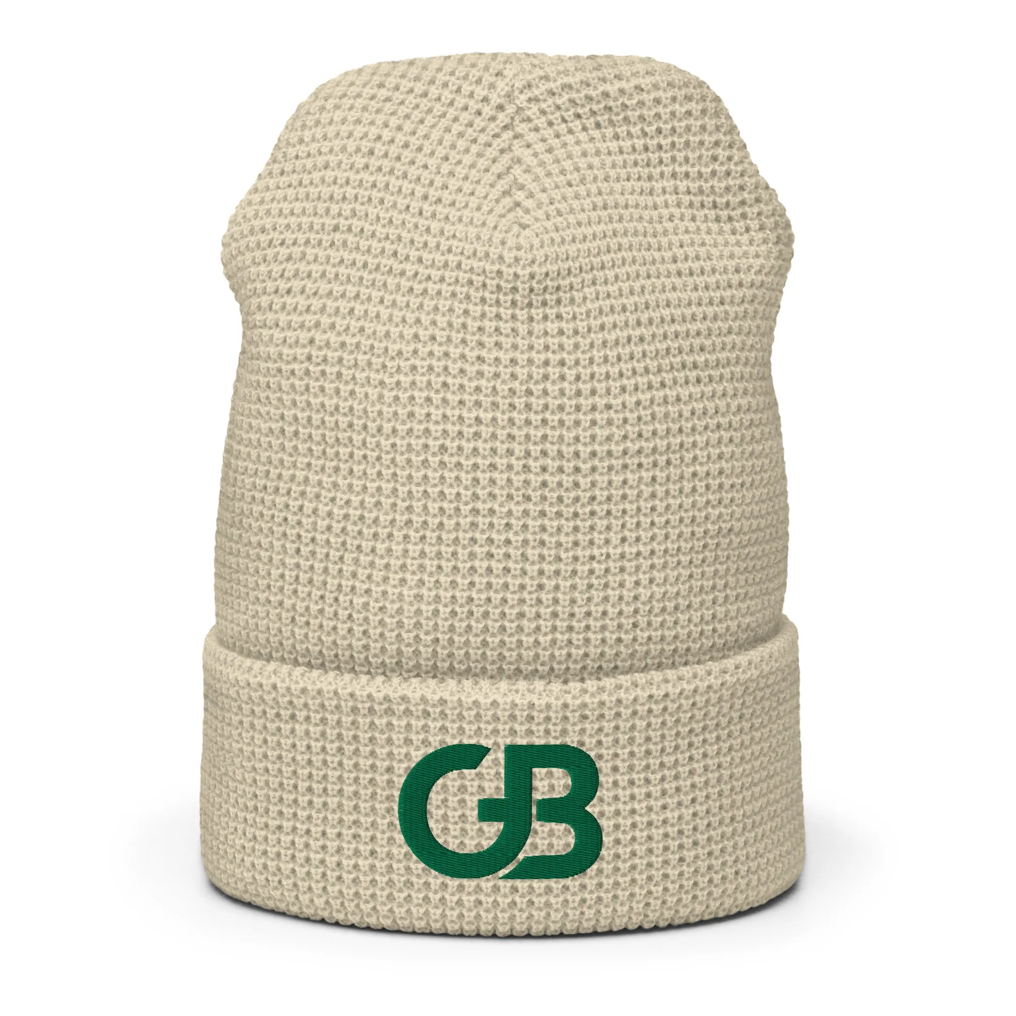 Gerald Black Waffle Beanie GRN