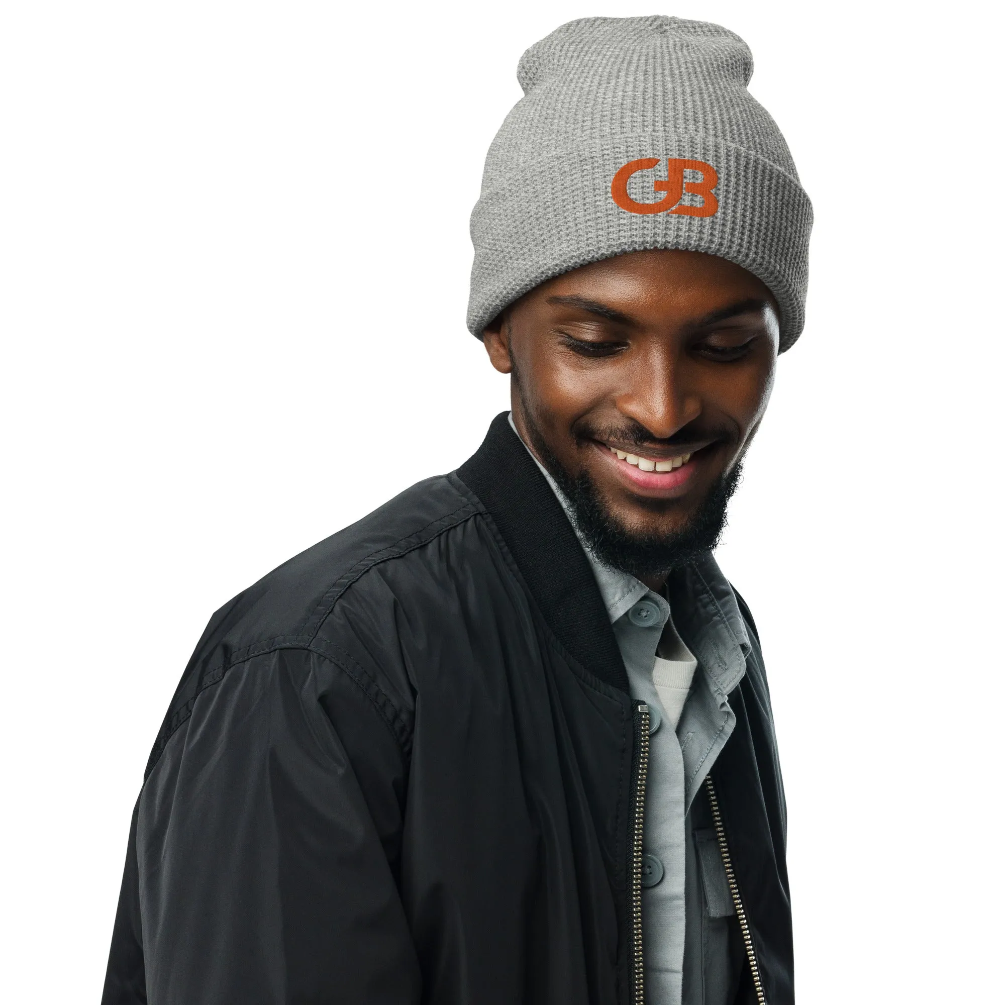 Gerald Black Waffle Beanie ORN