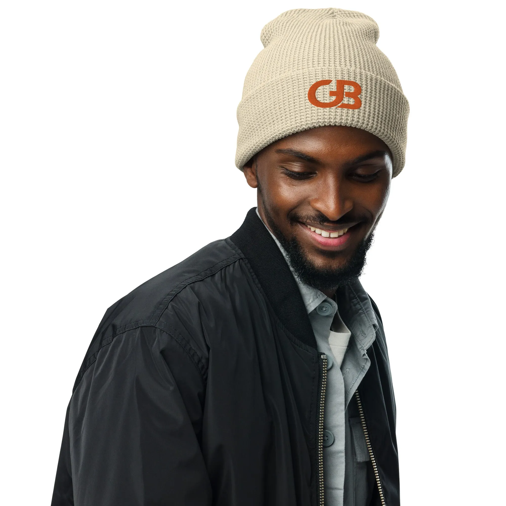 Gerald Black Waffle Beanie ORN