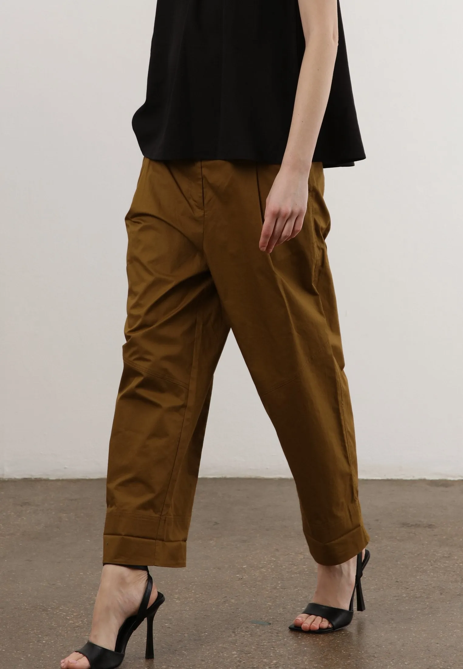 GLEAM TROUSERS ECRU OLIVE